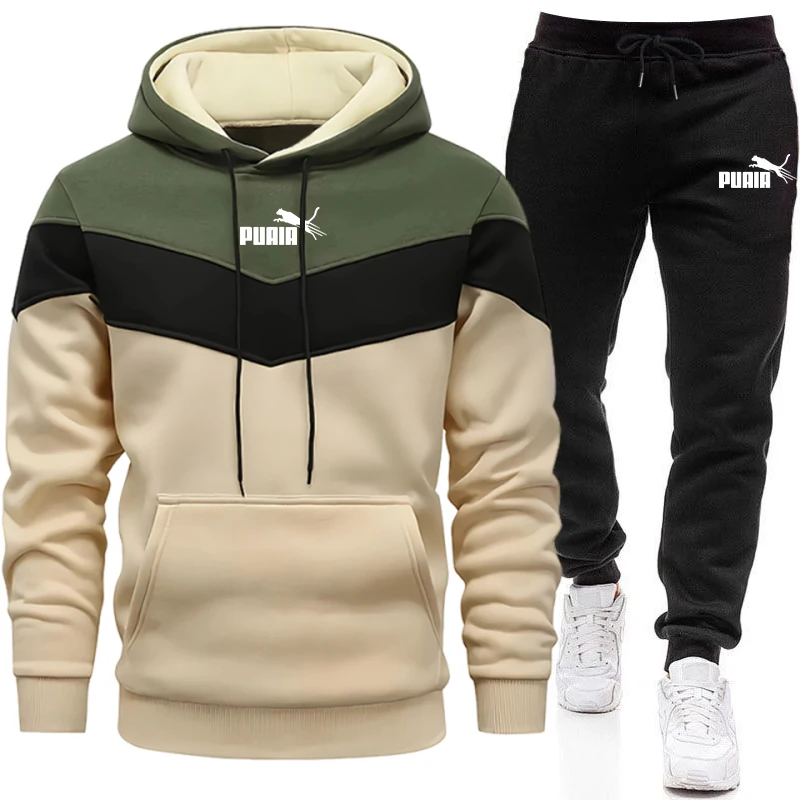 Mens Fashion Casual Outfits - طقم رجالي/هودي/بنطلون خريف وشتاء 2026، ملابس