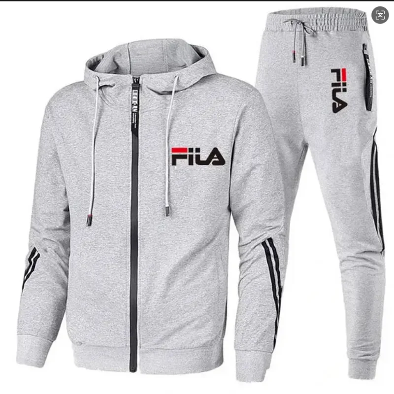 Mens Fashion Zip Up - طقم رياضي رجالي لربيع وخريف 2026