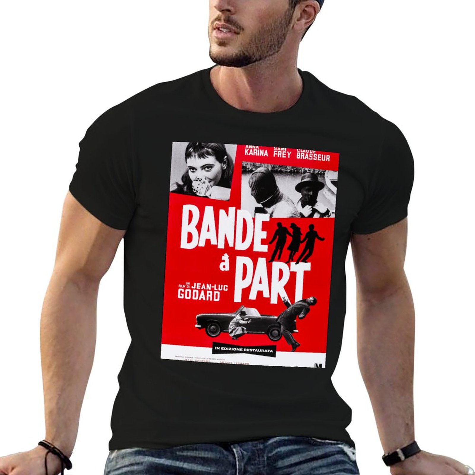 Jeans Shirt Fashion For Men - تي شيرت Bande A Part -