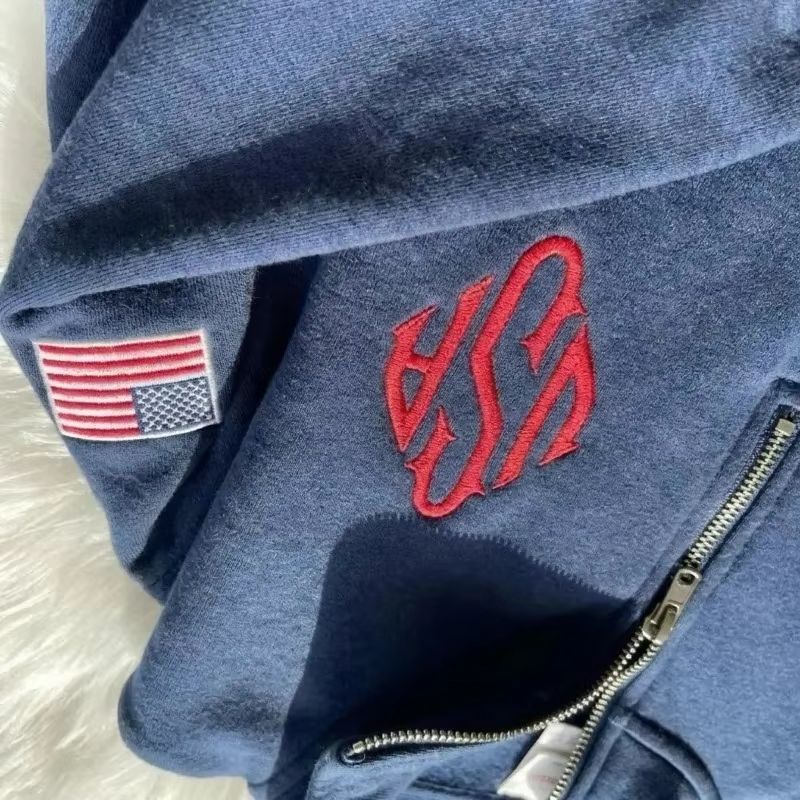 Mens Fashion Quarter Zip - سترة رياضية بسحاب ربعي Y2K باللون