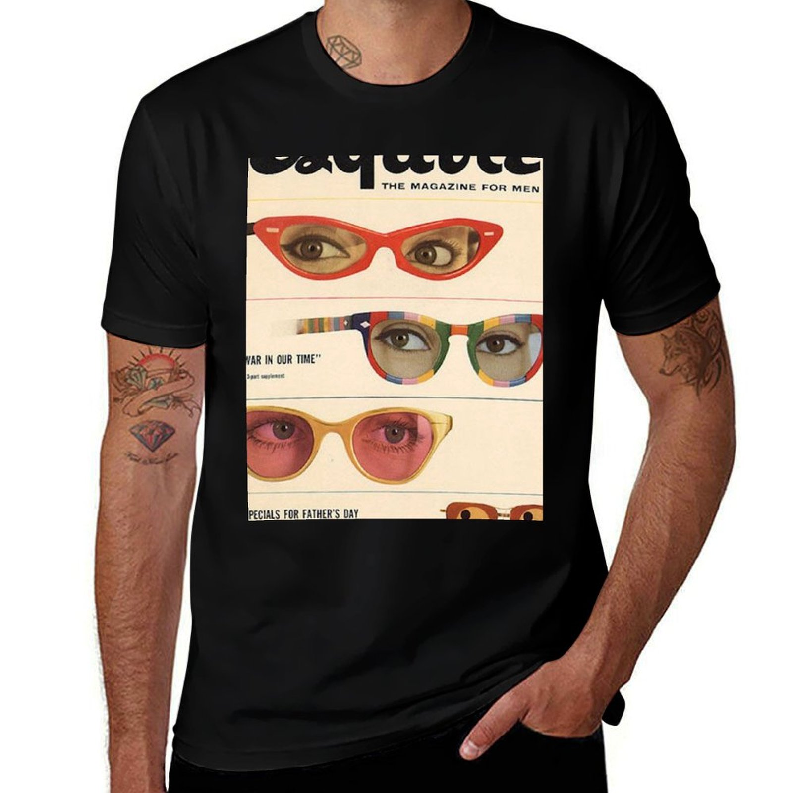 Men'S Fashion 1960S - نظارات شمسية من مجلة إسكواير للستينيات،