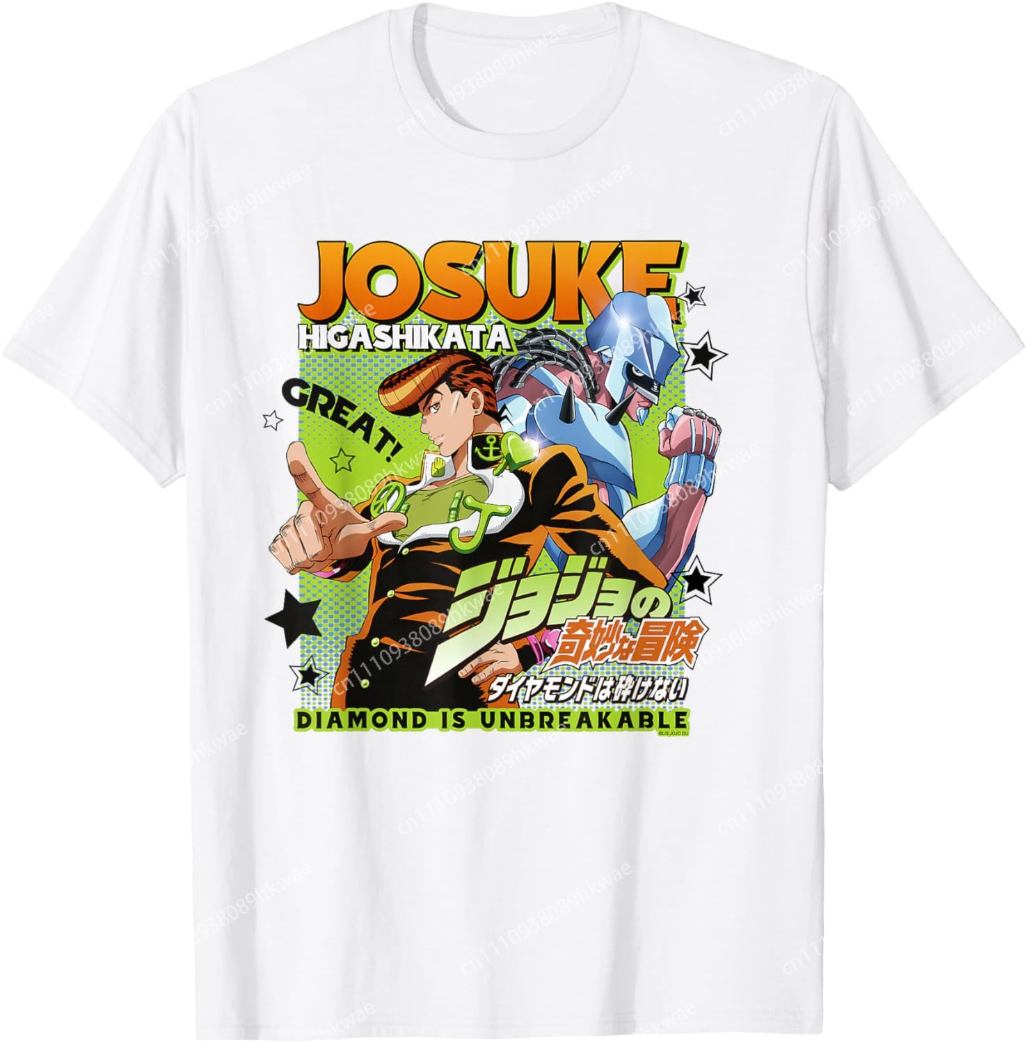 Mens Fashion Magazines - تي شيرت JoJo's Bizarre Adventure Josuke