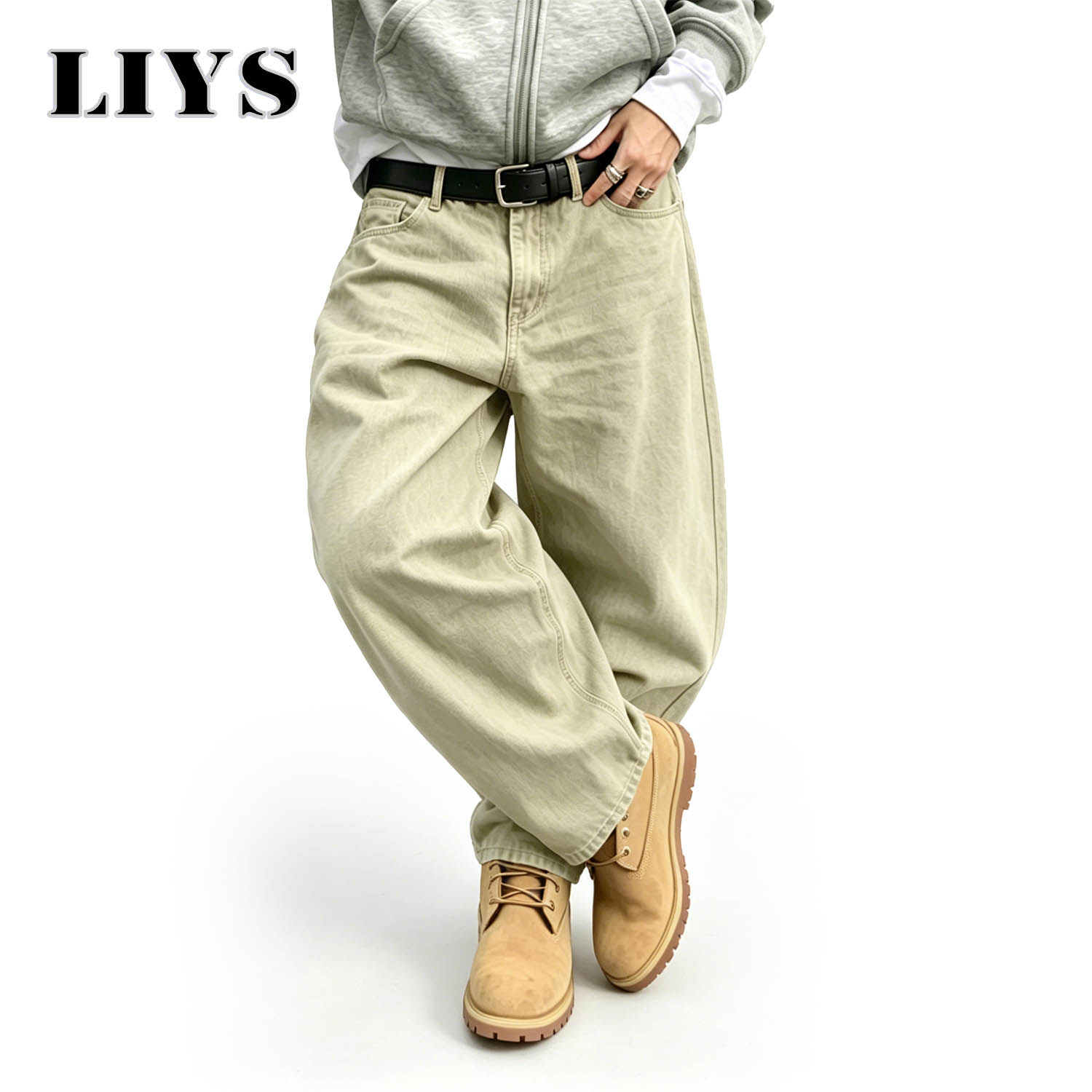 Men'S Fashion Khaki Pants - بنطلون جينز رجالي LIYS بتصميم أمريكي