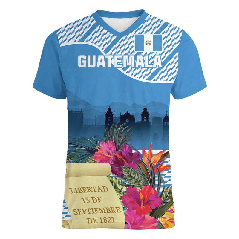 Men'S Fashion Guatemala - تي شيرت برسومات علم السرة للرجال