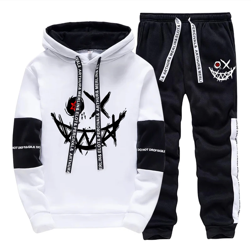 Mens Fashion Casual Outfits - طقم رجالي/هودي/بنطلون خريف 2026، ملابس رياضية