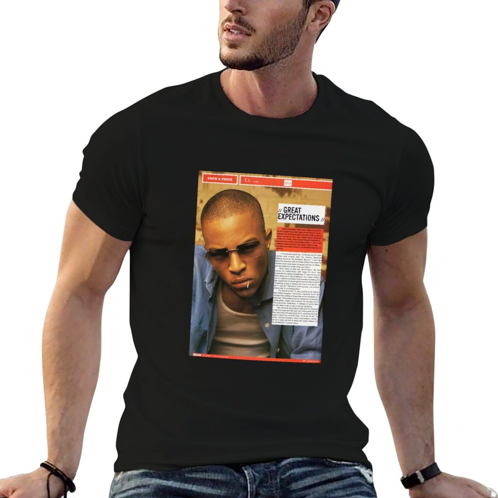 Mens Fashion Magazines - تي.آي. - تي شيرت Show And