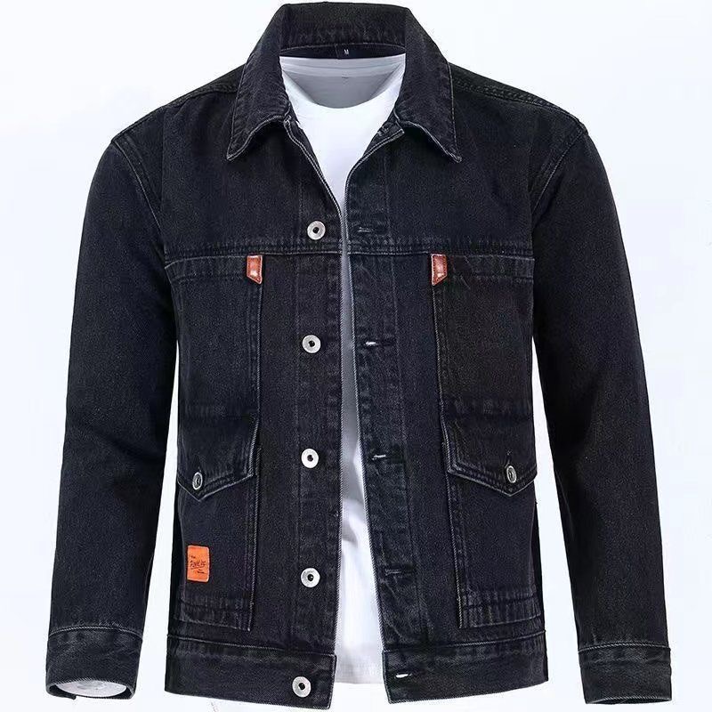 موضة جديدة لربيع وخريف عام 202 - مراجعة Mens Fashion Denim Jacket وسعره