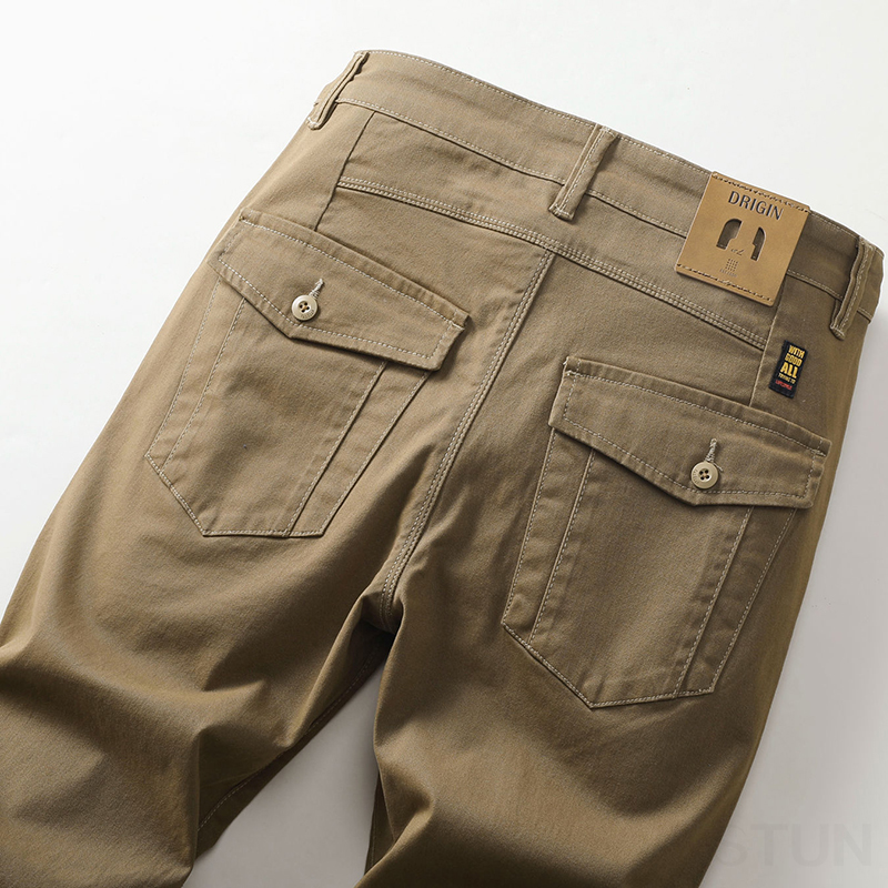 KSTUN رجل عارضة السراويل ضئيلة - مراجعة Men'S Fashion Khaki Pants وسعره