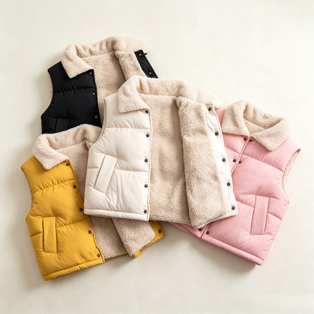 سترة شتوية دافئة للأطفال مبطنة - مراجعة Sherpa Jacket Fleece وسعره