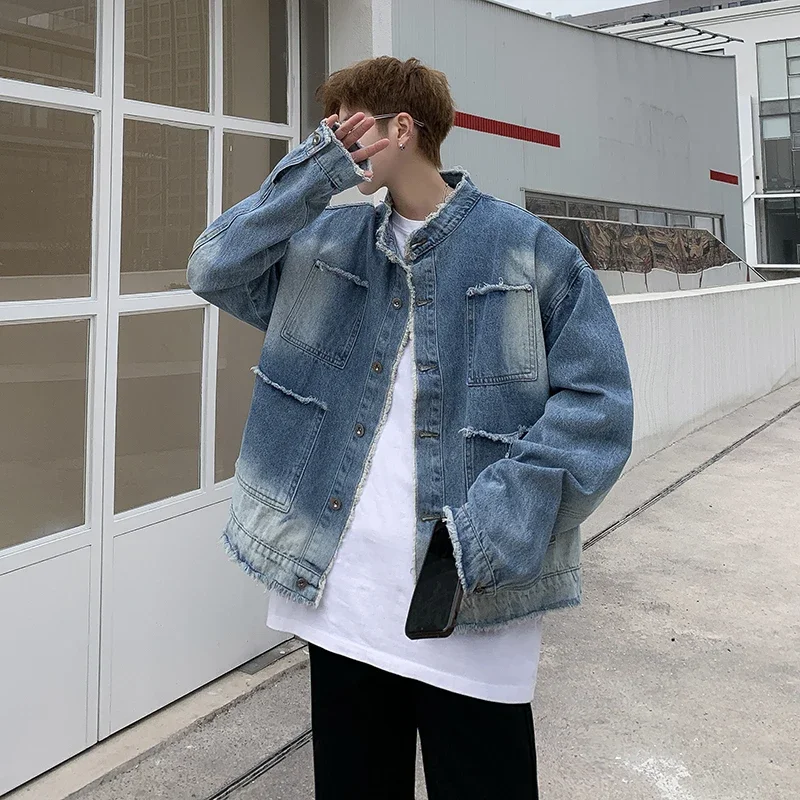 جاكيت جينز رجالي أمريكي بتصميم - مراجعة Mens Fashion Denim Jacket وسعره
