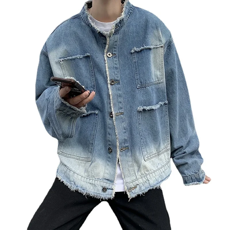 جاكيت جينز رجالي أمريكي بتصميم - مراجعة Mens Fashion Denim Jacket وسعره
