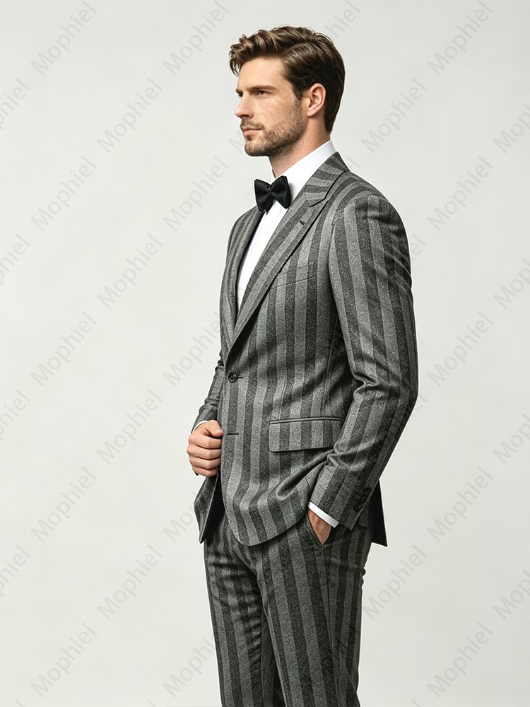 بدلات رجالية باللونين الأسود و - مراجعة Slim Fit Blazer Men وسعره