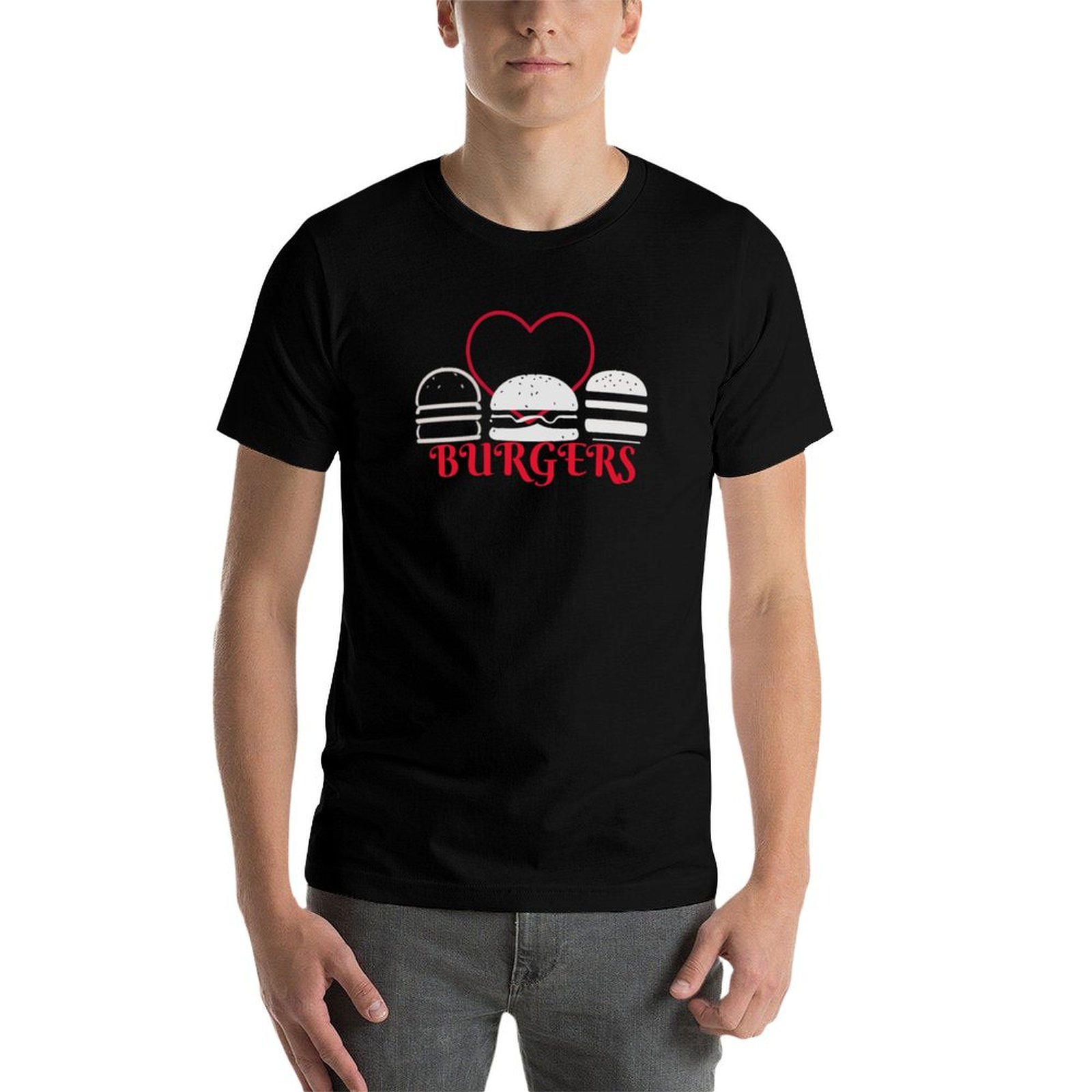 تي شيرت LOVE BURGERS - HAMBURG - مراجعة Men'S Fashion Hamburg وسعره