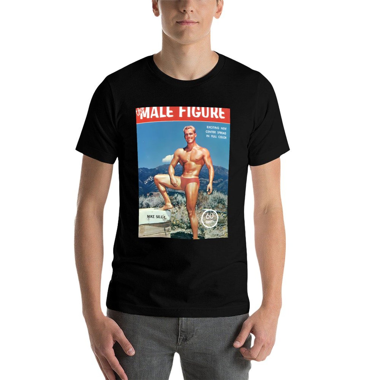 تي شيرت بتصميم رجل عضلي كلاسيك - مراجعة Mens Fashion Magazines وسعره