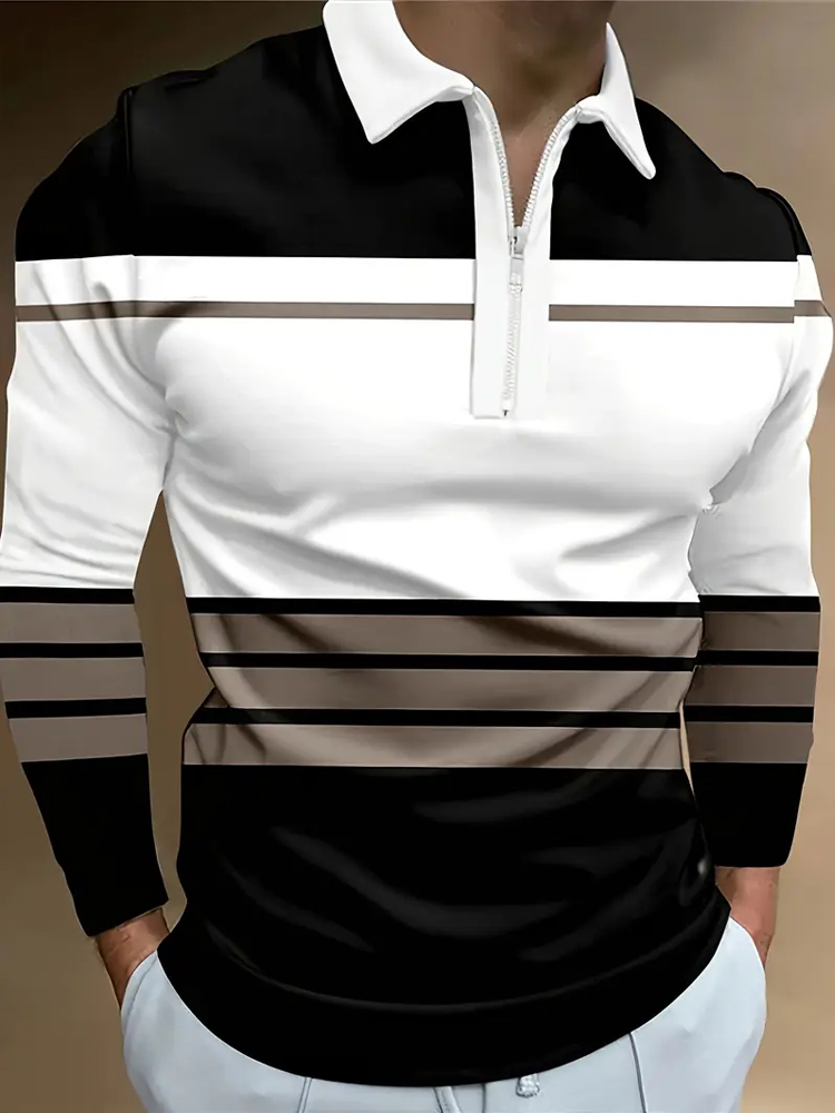 قميص بولو رجالي بسحاب بولو للا - مراجعة Mens Fashion Quarter Zip وسعره