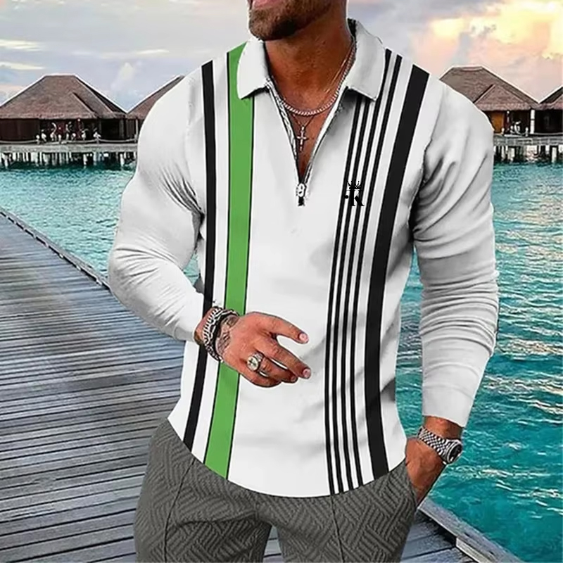 قميص بولو رجالي بسحاب بولو للا - مراجعة Mens Fashion Quarter Zip وسعره