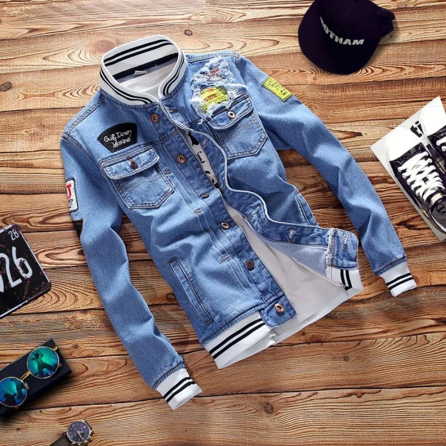 جديد 2026 سترات دينم رجالية مو - مراجعة Mens Fashion Denim Jacket وسعره