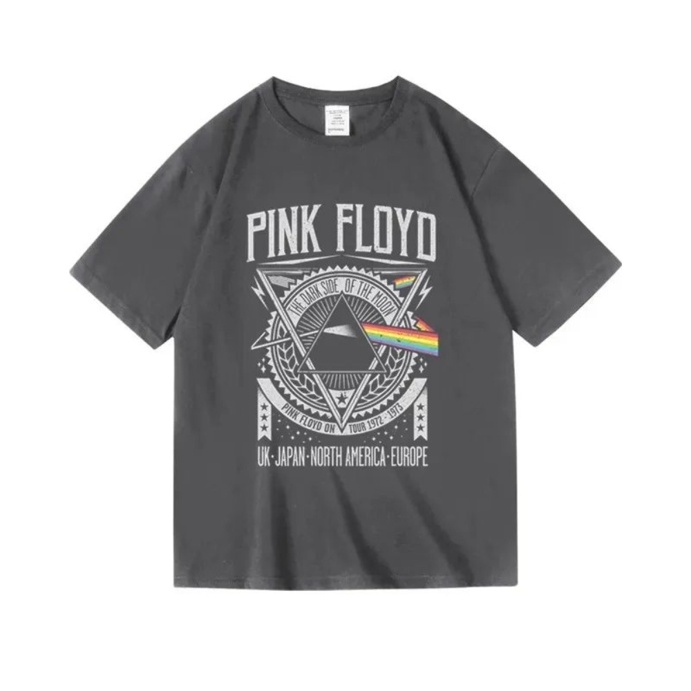 تي شيرت Pink Floyd The Moon Al - مراجعة Men'S Fashion Pink Shirt وسعره