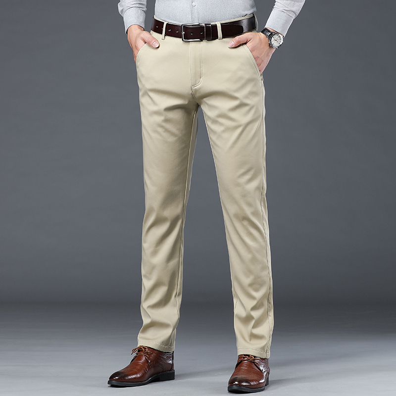الصيف رقيقة الرجال سليم البدلة - مراجعة Men'S Fashion Khaki Pants وسعره