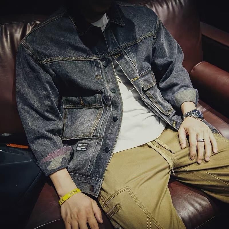 الرجال فضفاضة تناسب الدنيم ستر - مراجعة Mens Fashion Denim Jacket وسعره