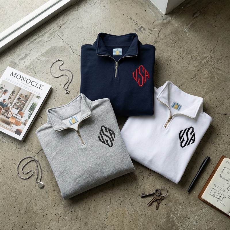 سترة رياضية بسحاب ربعي Y2K بال - مراجعة Mens Fashion Quarter Zip وسعره