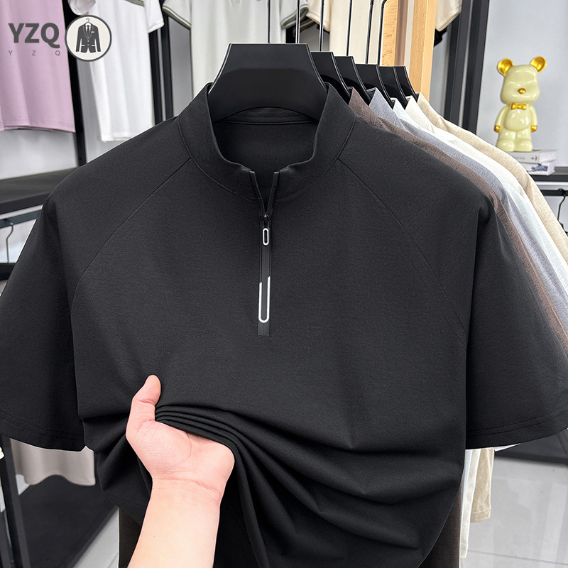 تي شيرت رجالي عصري 2026 بسحاب  - مراجعة Mens Fashion Quarter Zip وسعره