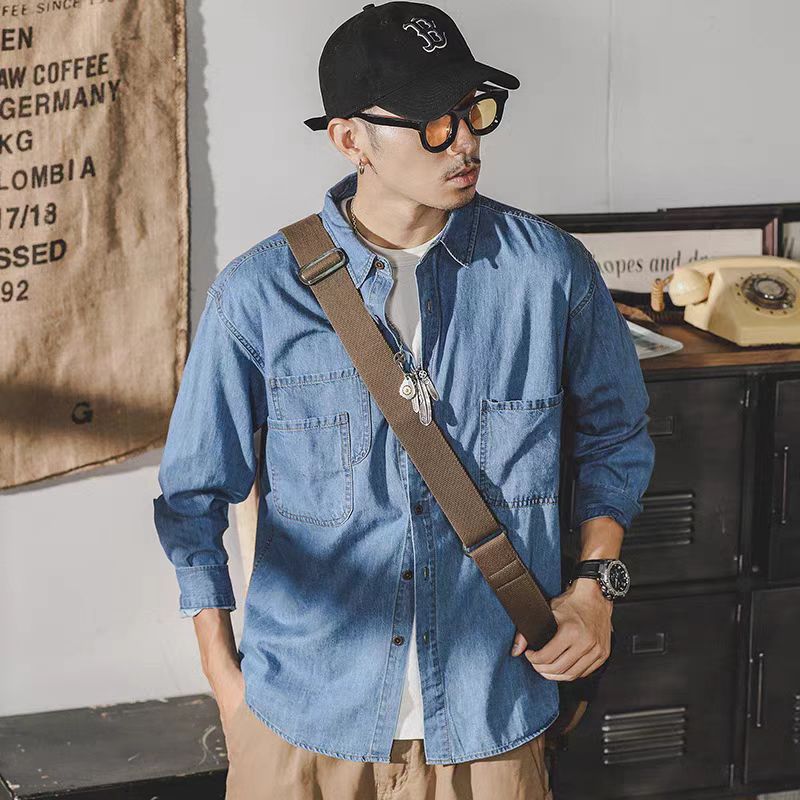 سترة رجالي أمريكية من قماش الد - مراجعة Mens Fashion Denim Jacket وسعره