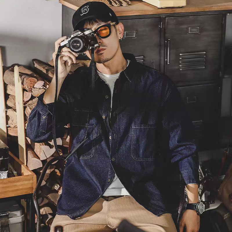 سترة رجالي أمريكية من قماش الد - مراجعة Mens Fashion Denim Jacket وسعره