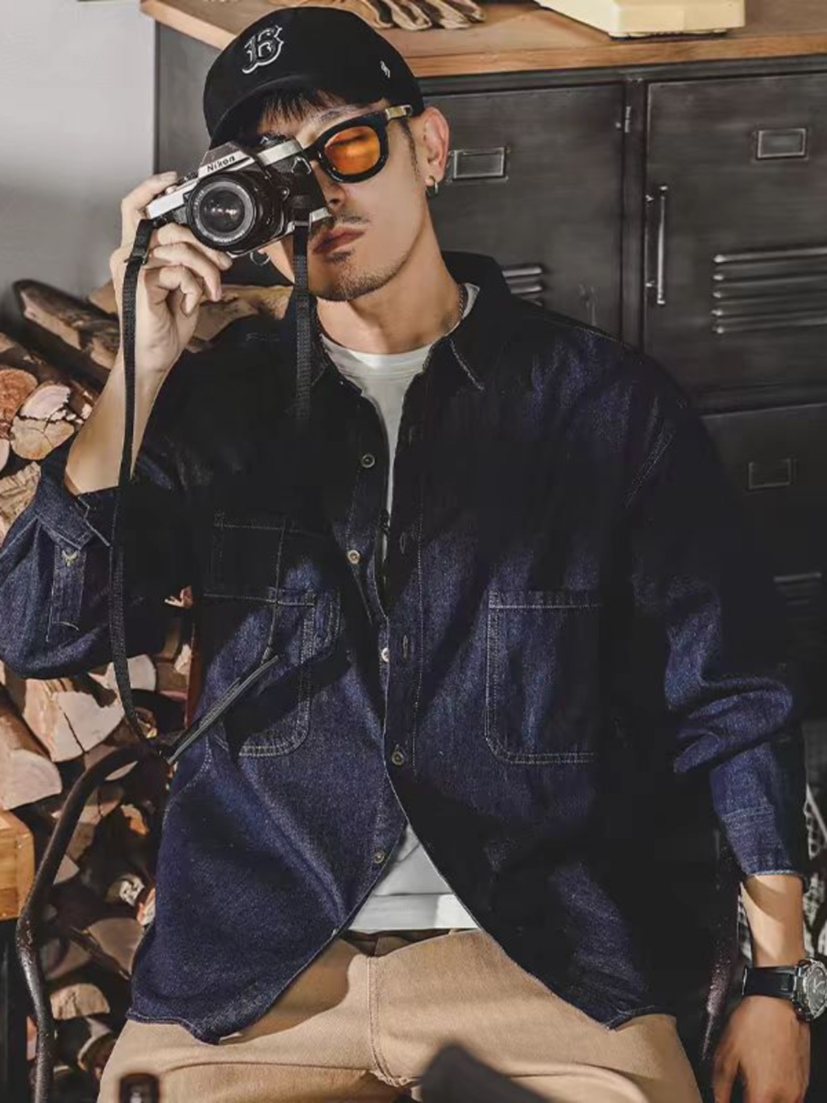 سترة رجالي أمريكية من قماش الد - مراجعة Mens Fashion Denim Jacket وسعره