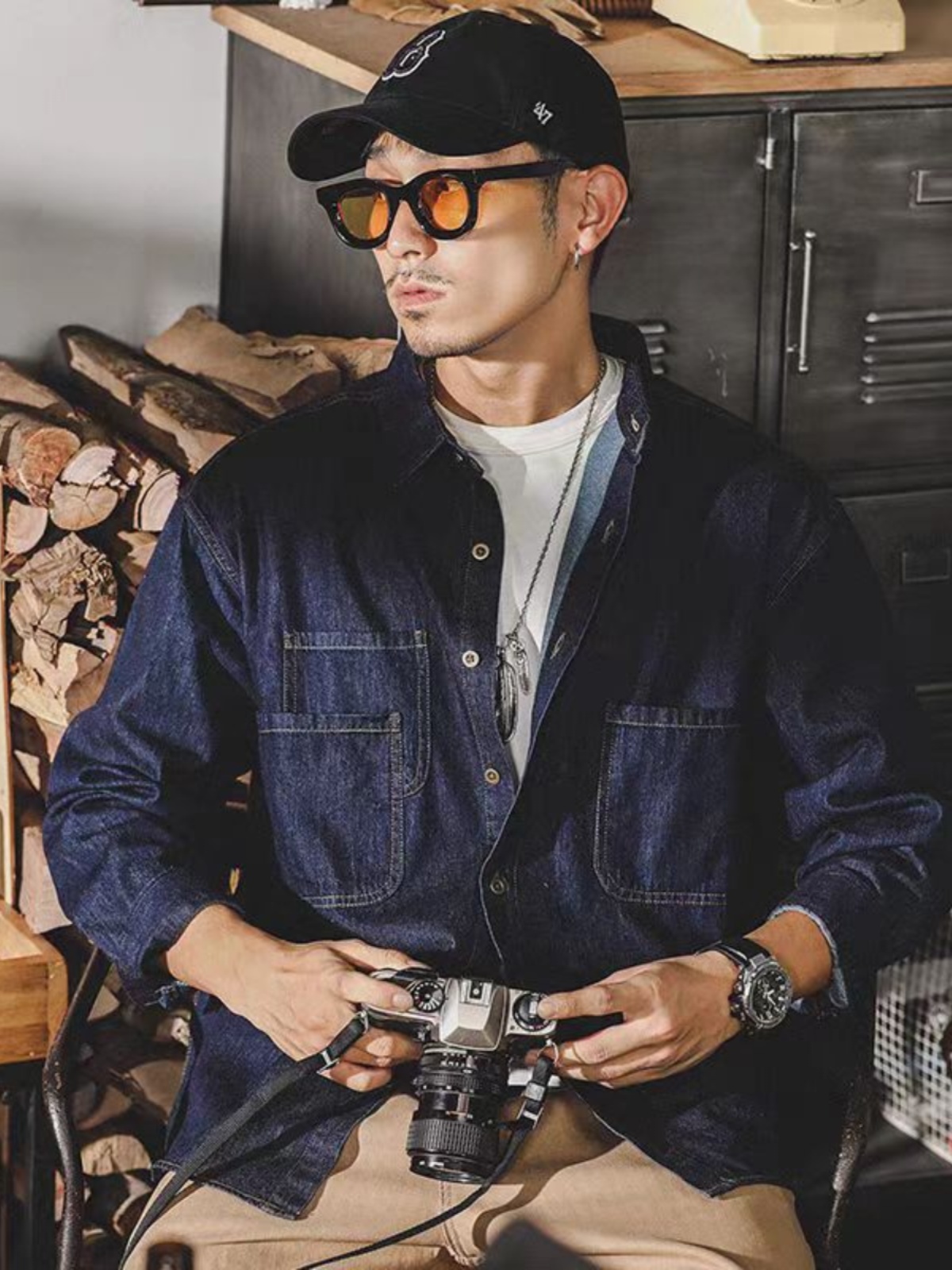 سترة رجالي أمريكية من قماش الد - مراجعة Mens Fashion Denim Jacket وسعره