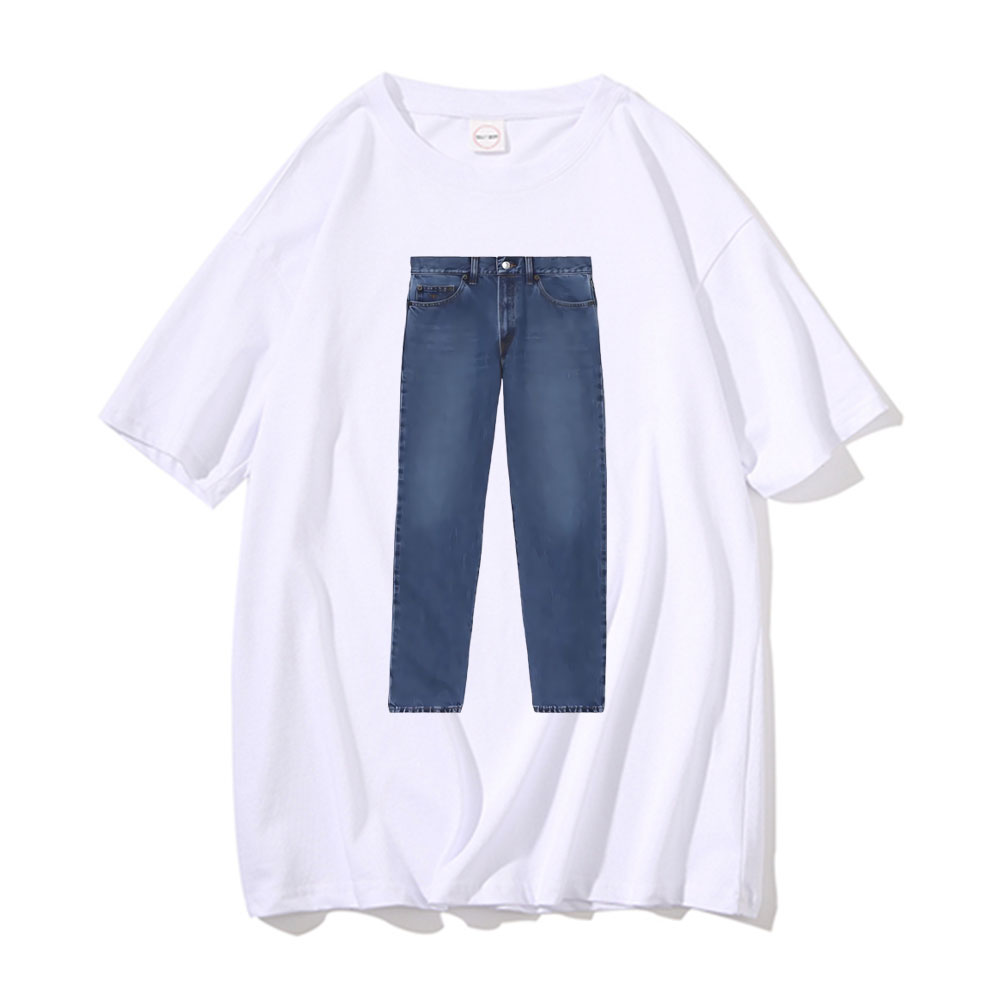مضحك الجينز نكتة ميمي التي شير - مراجعة Jeans Shirt Fashion For Men وسعره