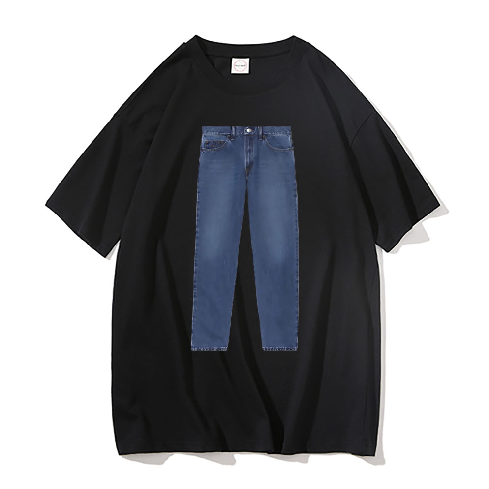 مضحك الجينز نكتة ميمي التي شير - مراجعة Jeans Shirt Fashion For Men وسعره