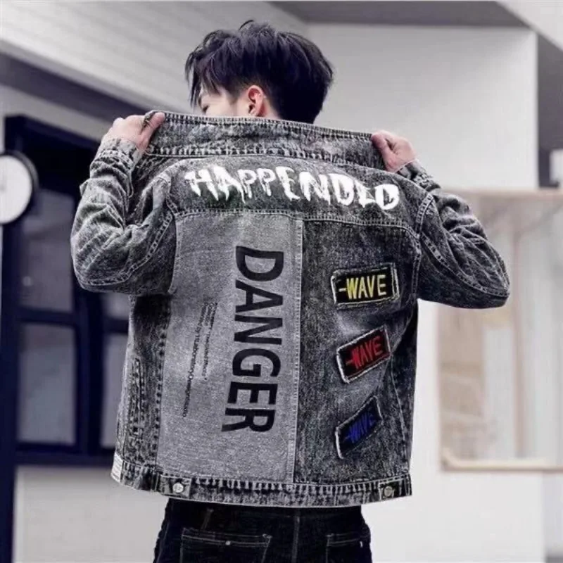 سترات جينز بأزرار هيب هوب للرج - مراجعة Mens Fashion Denim Jacket وسعره