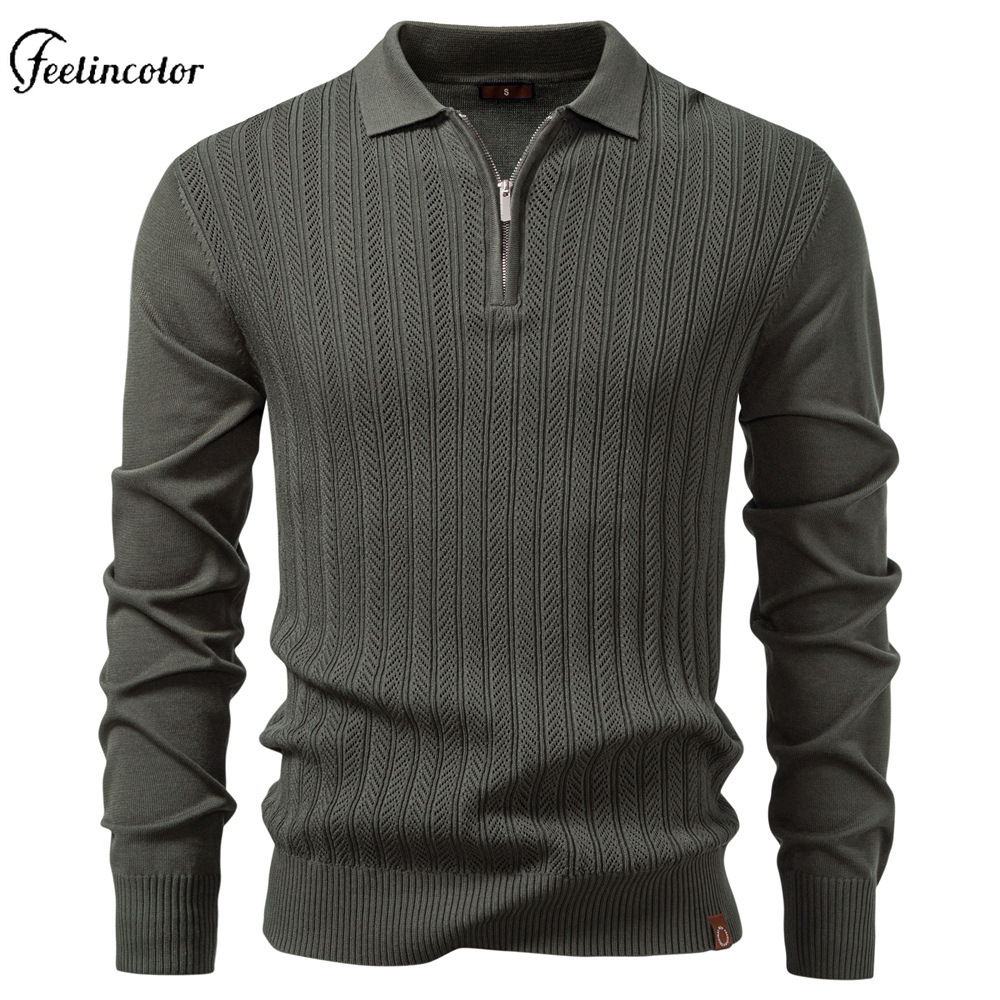الزيتون الأخضر الرجال الربع ال - مراجعة Mens Fashion Quarter Zip وسعره