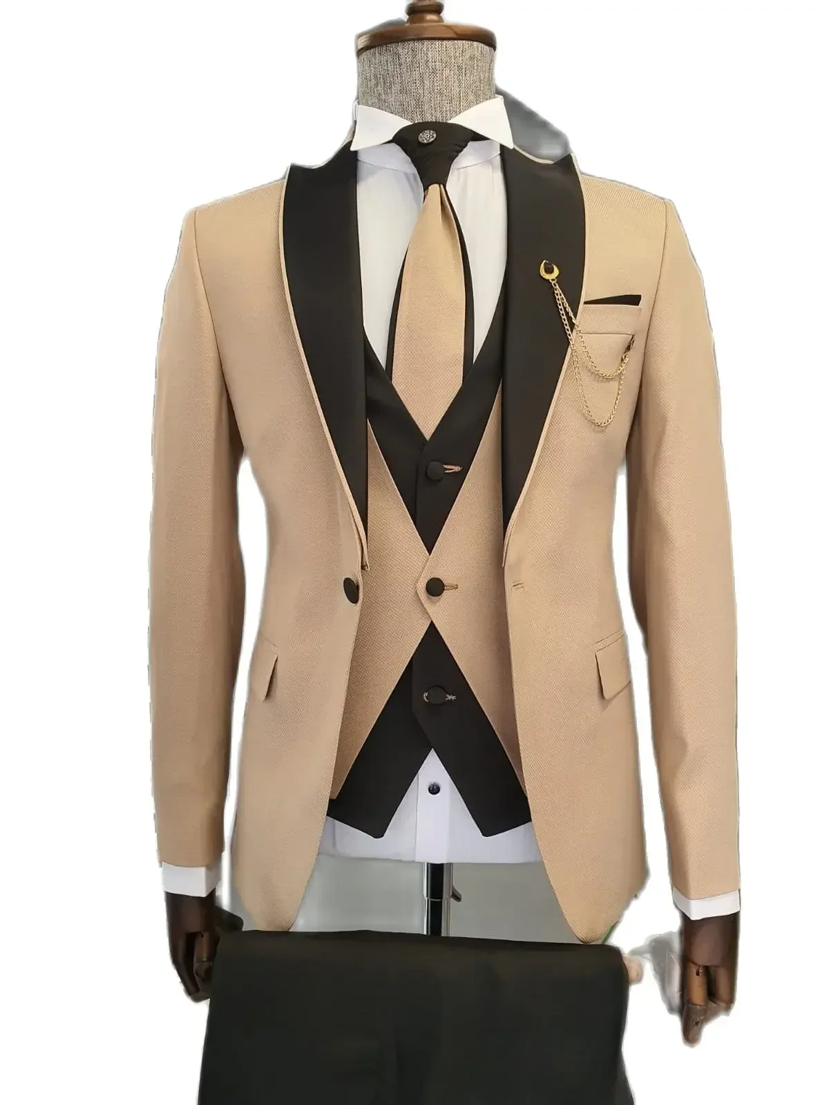 بدلة رجالية إنجليزية رسمية للز - مراجعة Slim Fit Blazer Men وسعره
