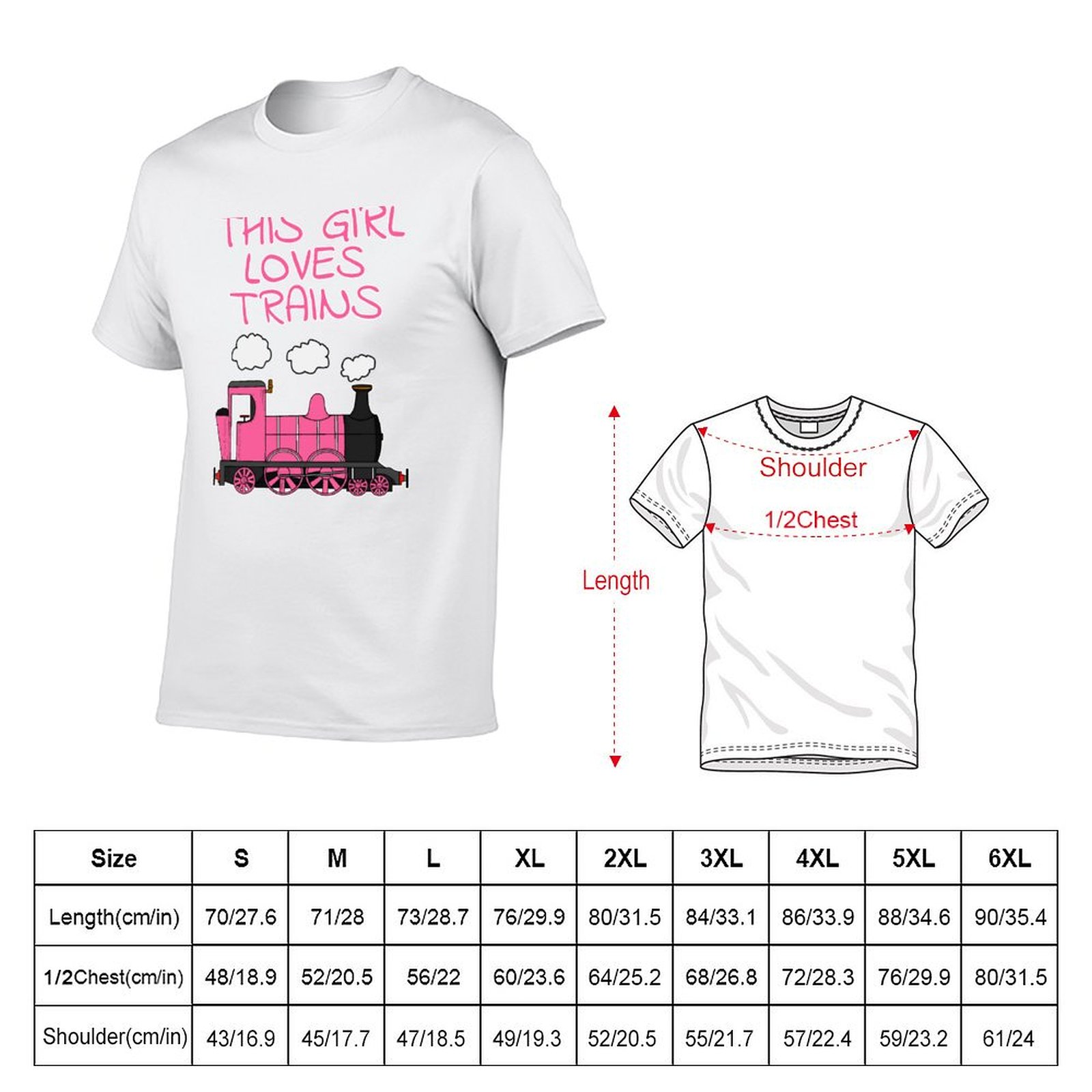 تي شيرت This Girl Loves Trains - مراجعة Men'S Fashion Pink Shirt وسعره
