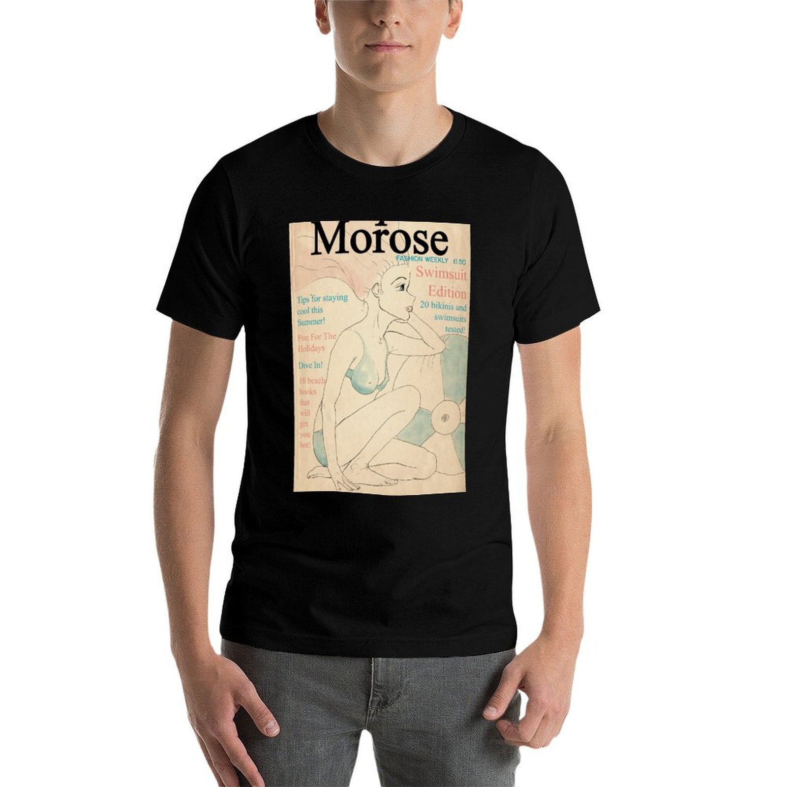تي شيرت بتصميم غلاف مجلة أزياء - مراجعة Mens Fashion Magazines وسعره