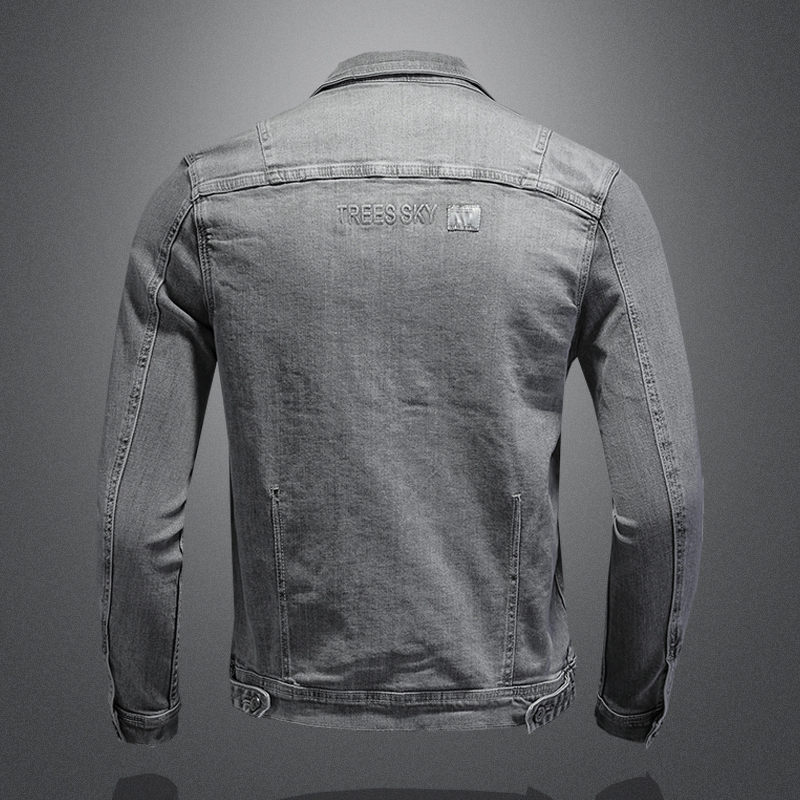 موضة الدنيم سترة الرجال القطن  - مراجعة Mens Fashion Denim Jacket وسعره