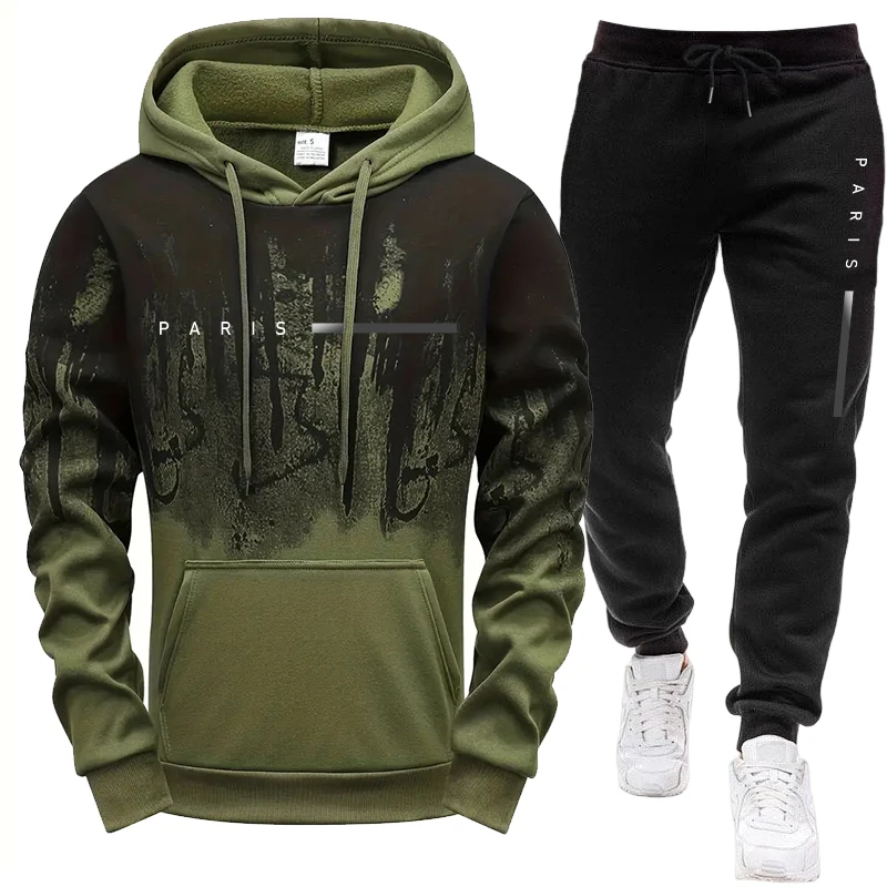 طقم رجالي/هودي/بنطلون باريس جد - مراجعة Mens Fashion Casual Outfits وسعره