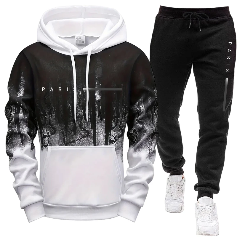 طقم رجالي/هودي/بنطلون باريس جد - مراجعة Mens Fashion Casual Outfits وسعره