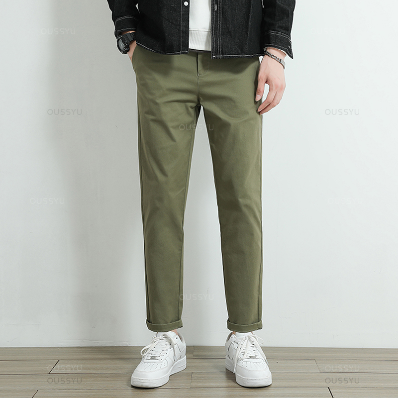 بنطلون كاجوال رجالي خاكي لخريف - مراجعة Men'S Fashion Khaki Pants وسعره