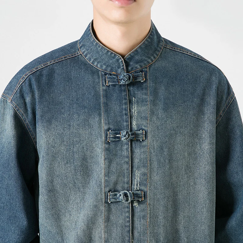 جاكيت جينز رجالي على الطراز ال - مراجعة Mens Fashion Denim Jacket وسعره