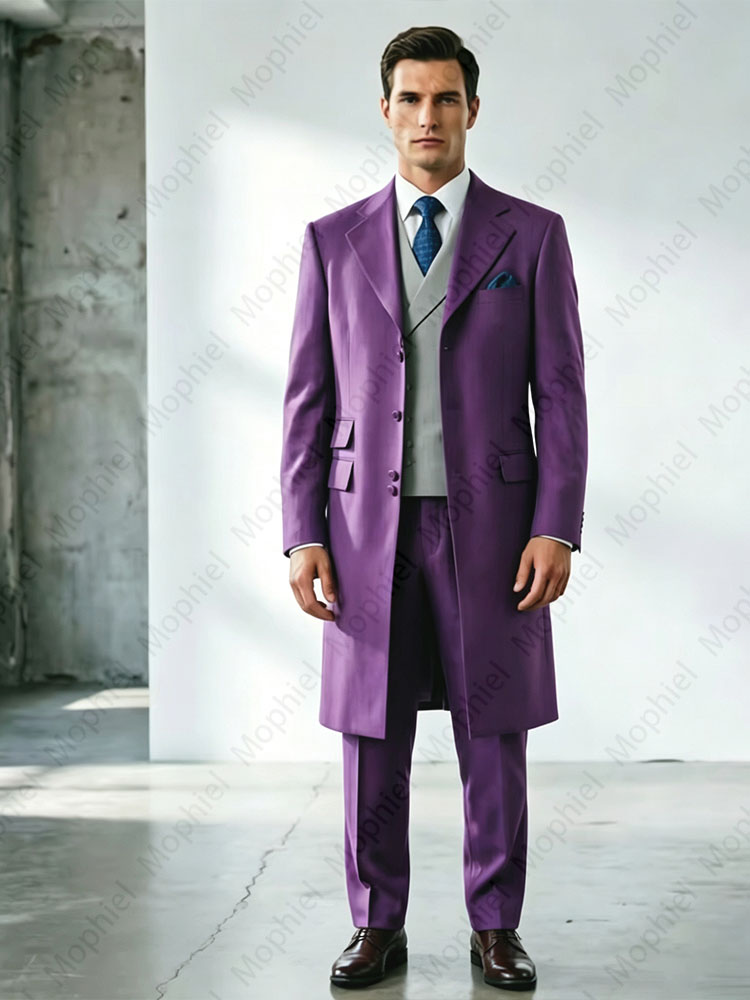 بدلات رجالية طويلة عالية الجود - مراجعة Slim Fit Blazer Men وسعره