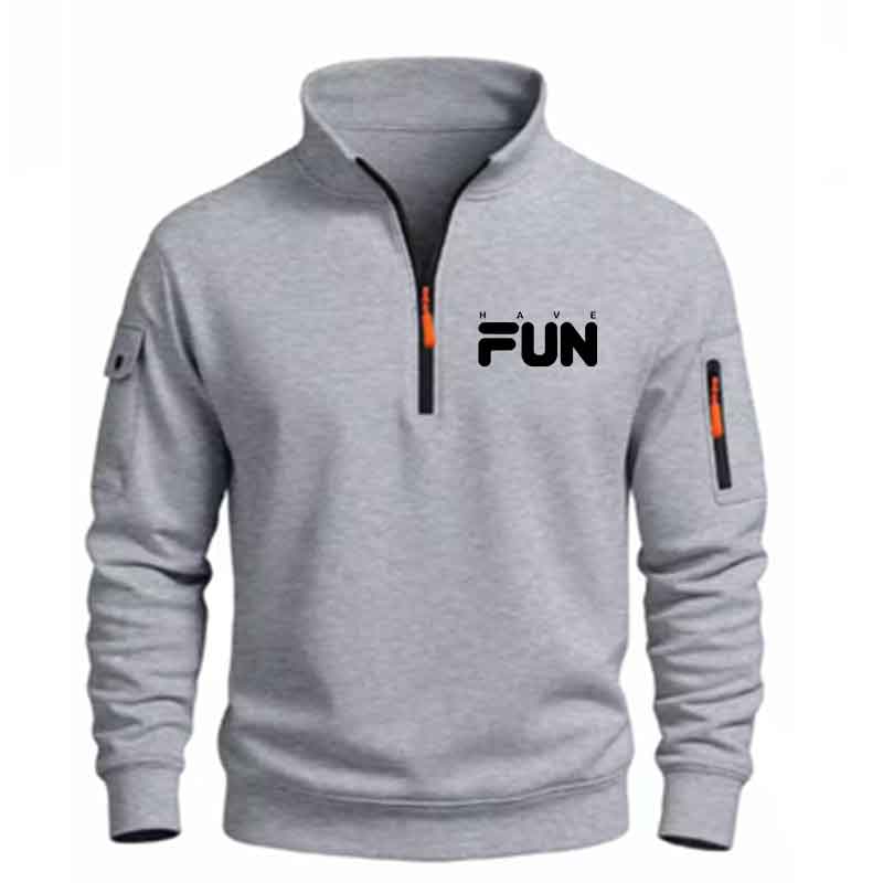 سترة رجالية بسحاب ربعي، تصميم  - مراجعة Mens Fashion Quarter Zip وسعره