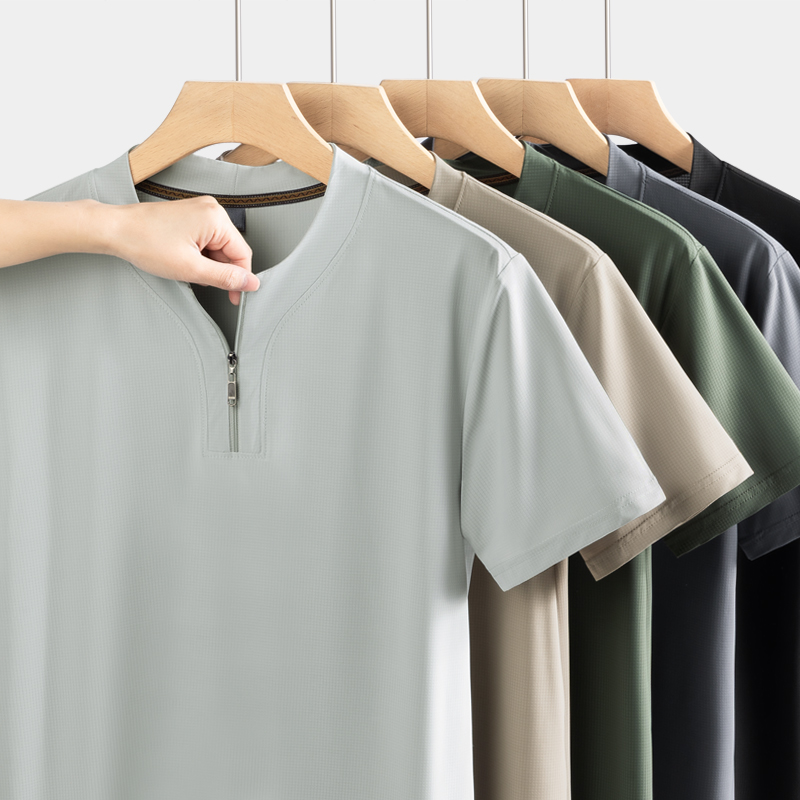 قميص هينلي رجالي كبير الحجم 9X - مراجعة Mens Fashion Zip Up وسعره