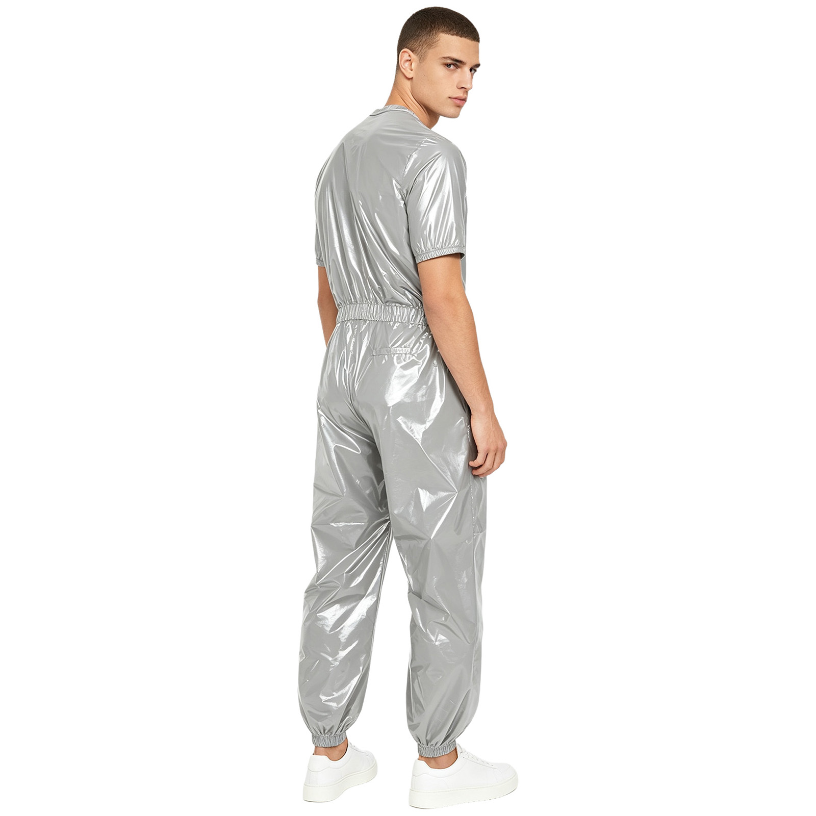 بدلة رجالية مقاومة للماء قطعة  - مراجعة Mens Fashion Zip Up وسعره
