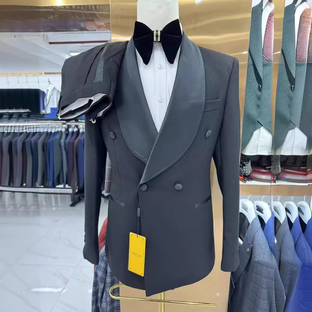 بدلة رجالية أنيقة فاخرة، طقم م - مراجعة Slim Fit Blazer Men وسعره