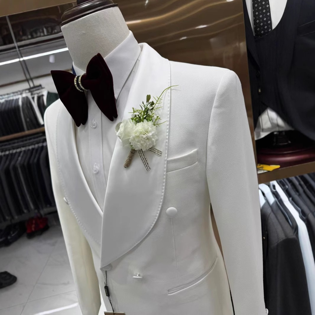 بدلة رجالية أنيقة فاخرة، طقم م - مراجعة Slim Fit Blazer Men وسعره