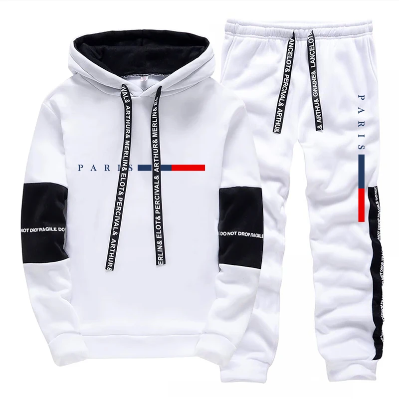 طقم رجالي/هودي/بنطلون بتصميم ب - مراجعة Mens Fashion Casual Outfits وسعره