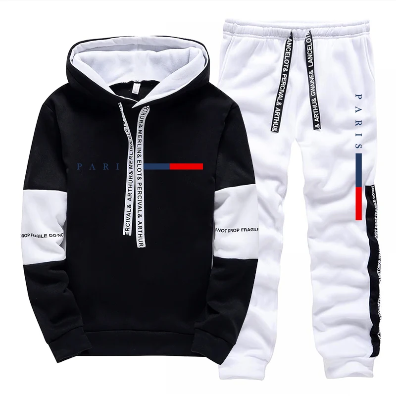طقم رجالي/هودي/بنطلون بتصميم ب - مراجعة Mens Fashion Casual Outfits وسعره